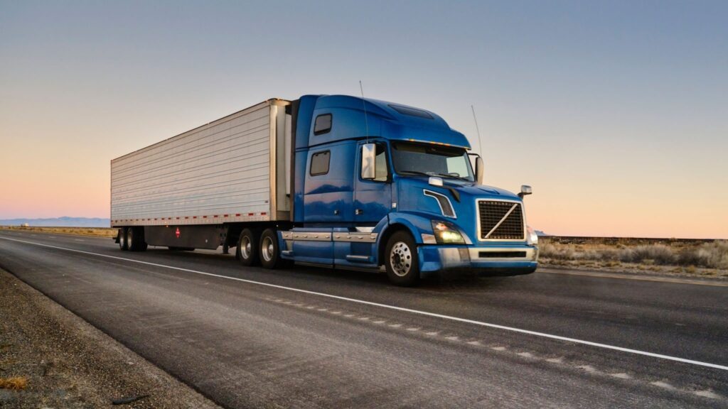 Large Blue Truck